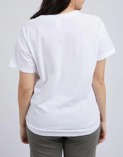 Halli ss tee white