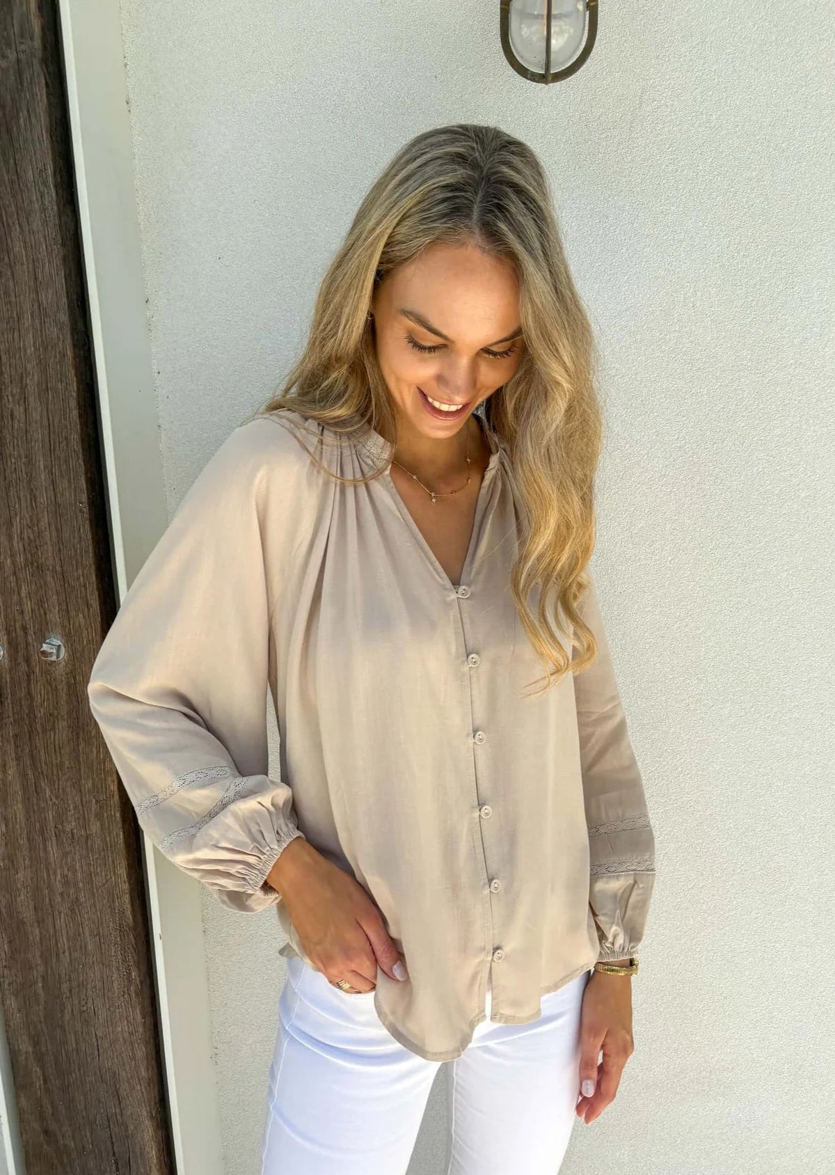 Fallon Blouse beige