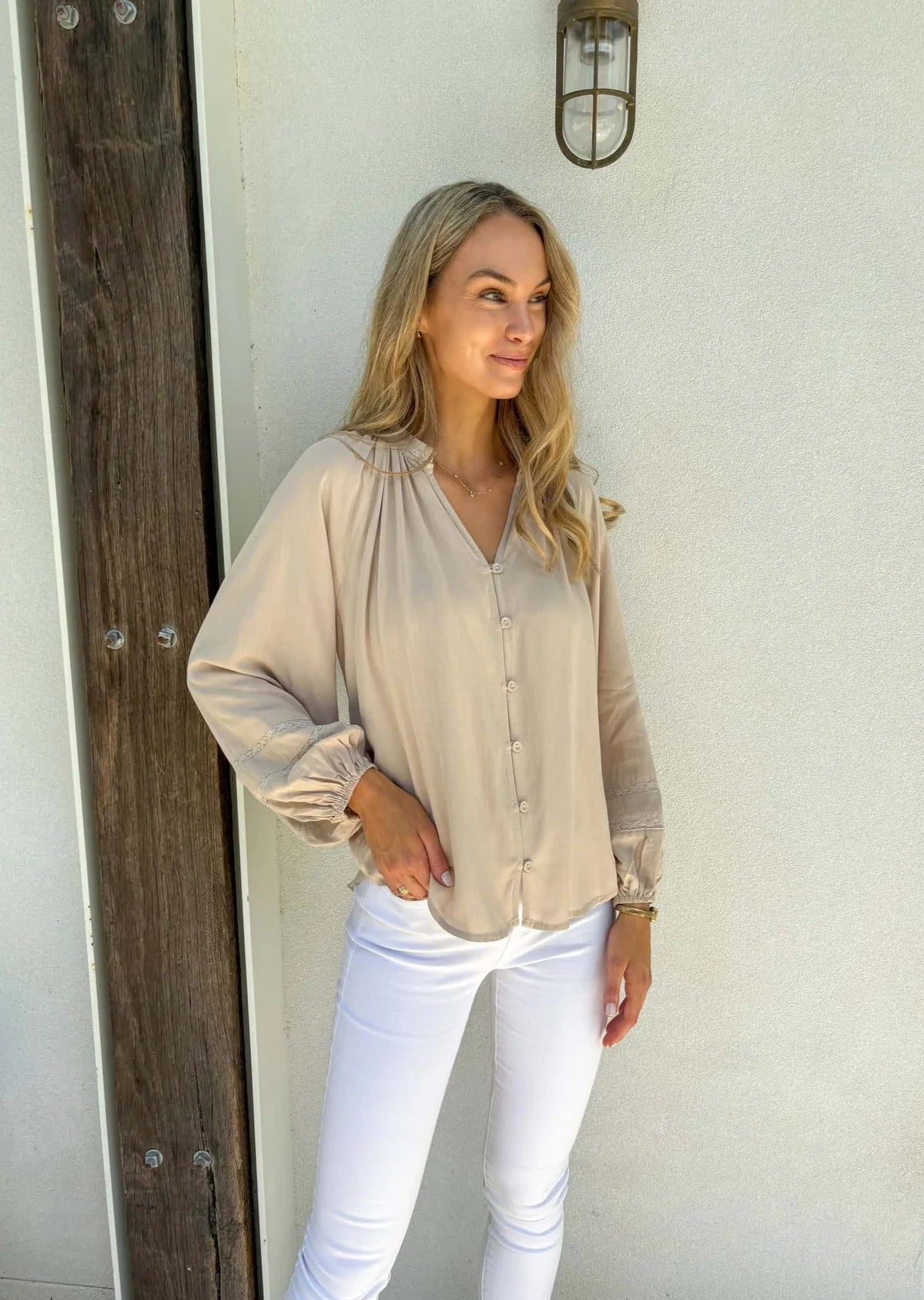 Fallon Blouse beige