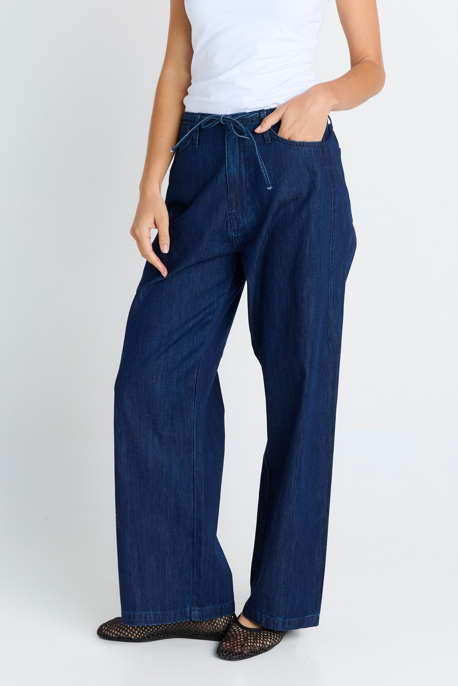 Goldie Jeans - Dark blue Denim