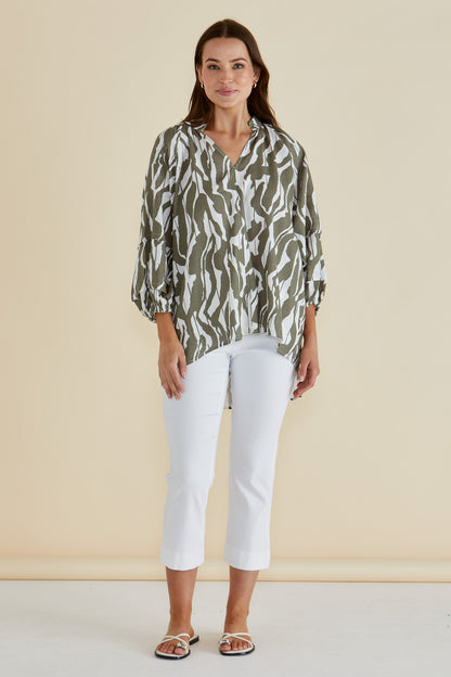 Grazia Blouse Olive