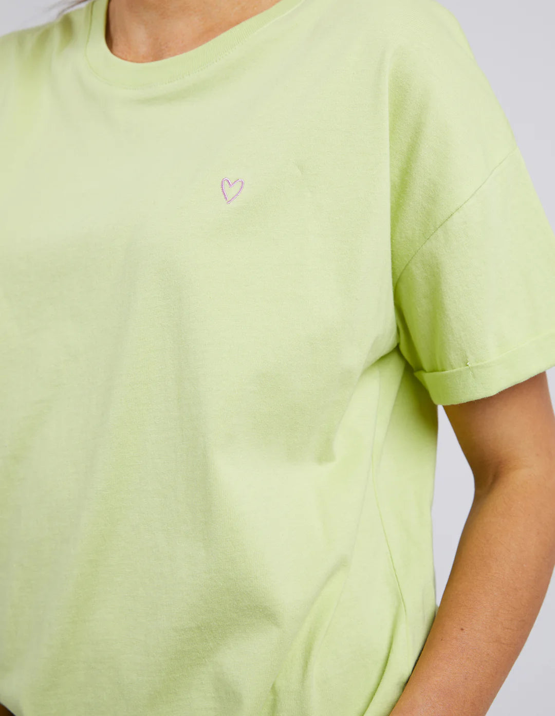 Halli ss tee lime