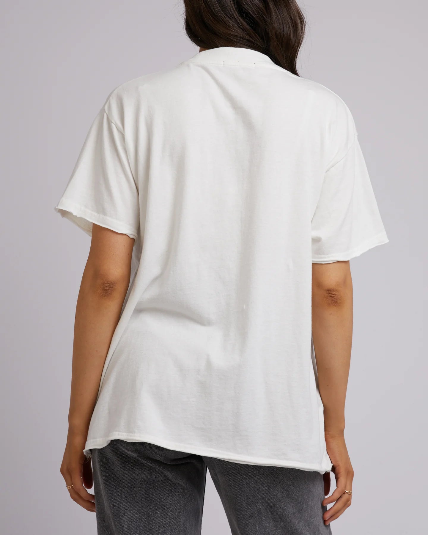 In the Wind oversized tee white