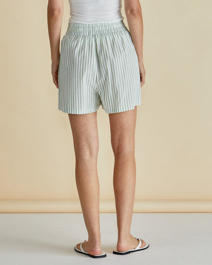 Jovie shorts - green stripe