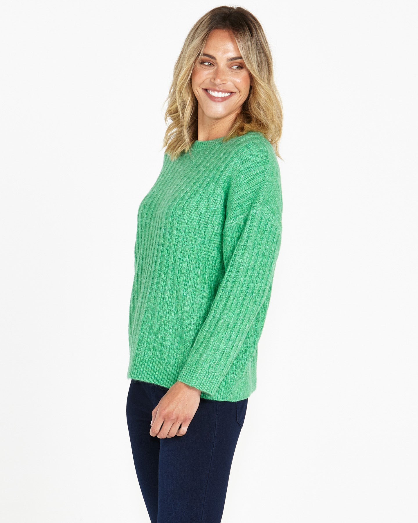 Kayla knit jumper apple