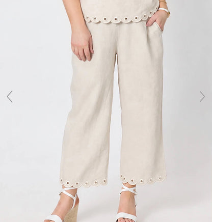 Lilly Linen Pant - natural