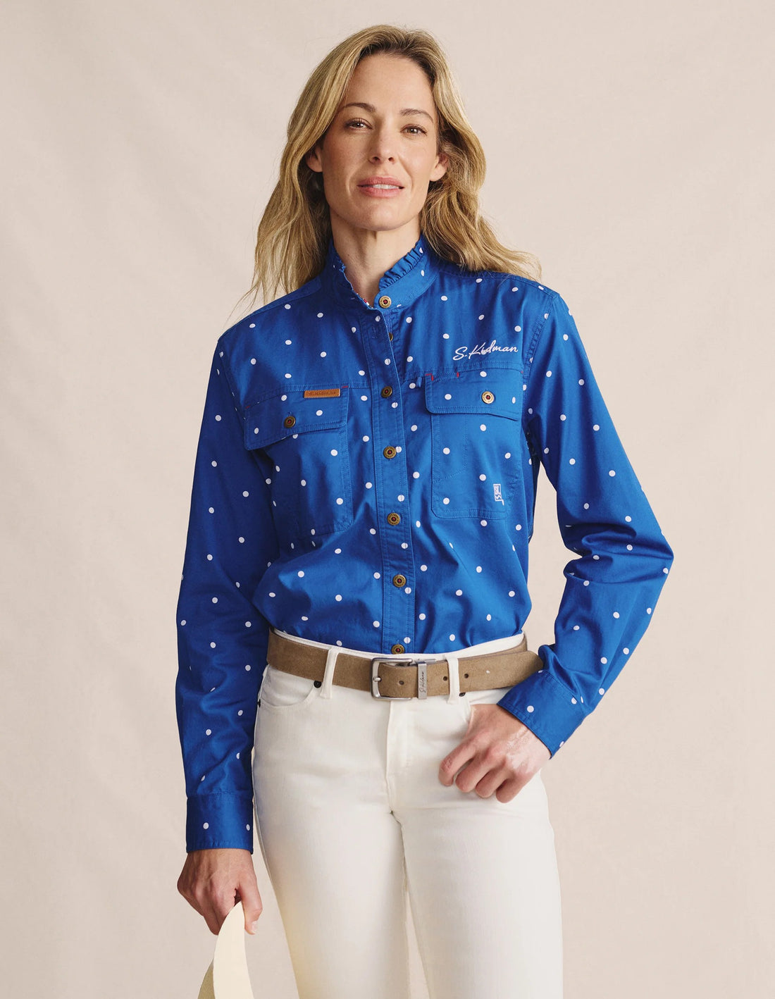 Lilly Pilly Workshirt mid blue