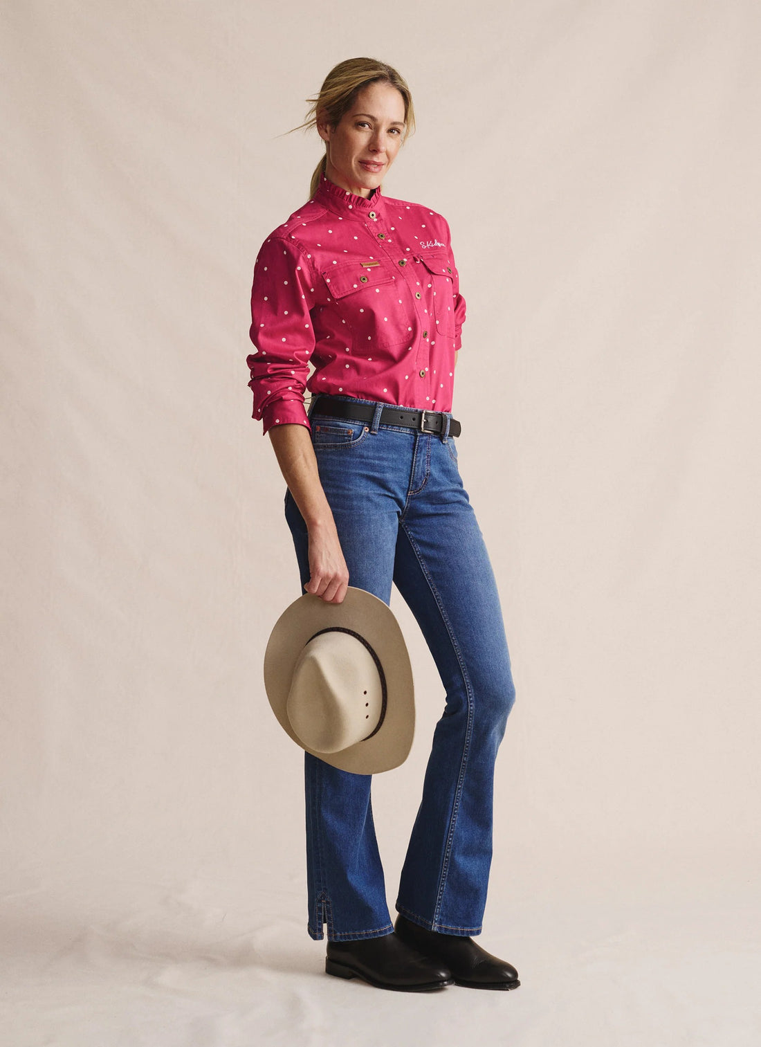 Lilly Pilly Workshirt pink