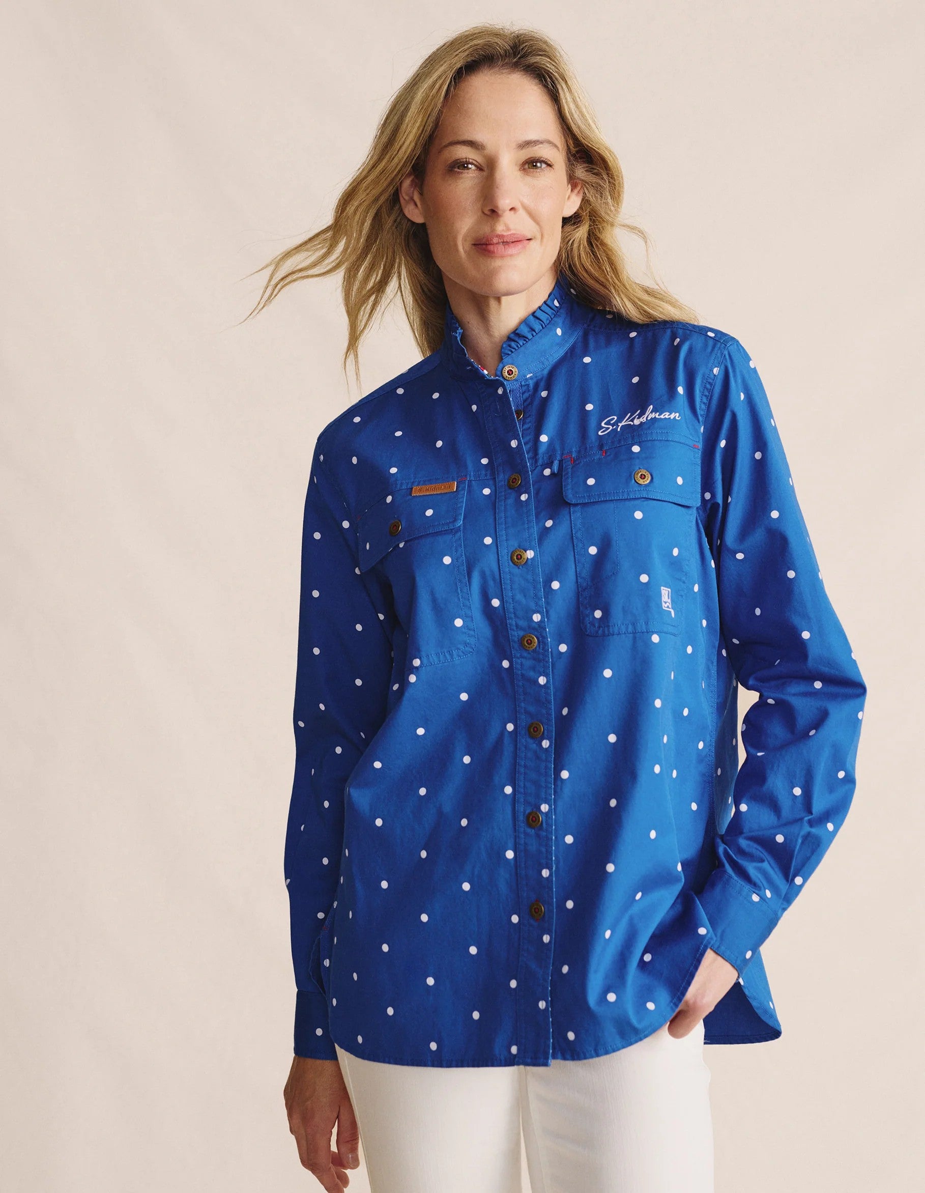 Lilly Pilly Workshirt mid blue