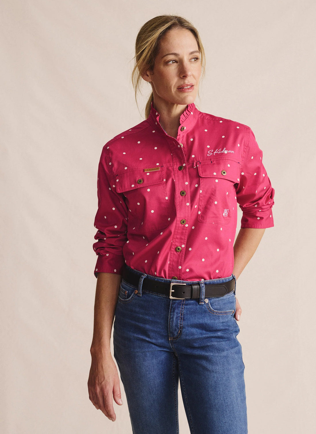 Lilly Pilly Workshirt pink