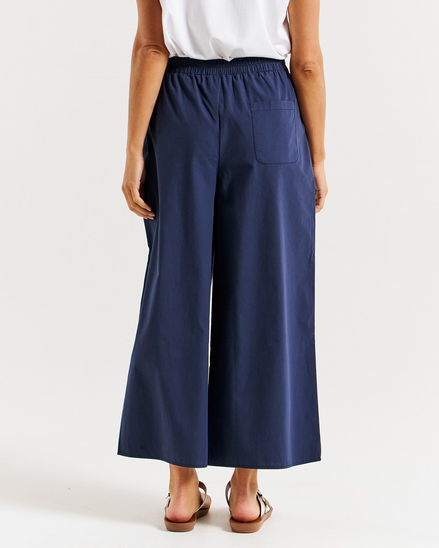 Lulu Cotton Pant Navy