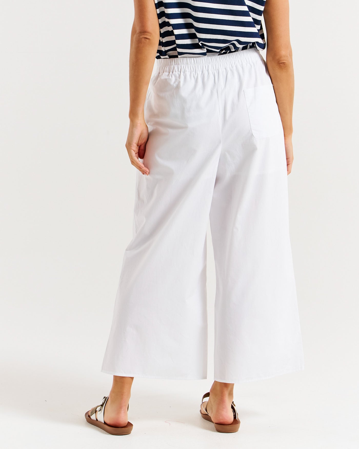 Lulu cotton pant white