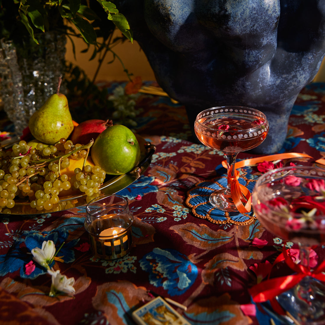 Margot Tablecloth Mahogany