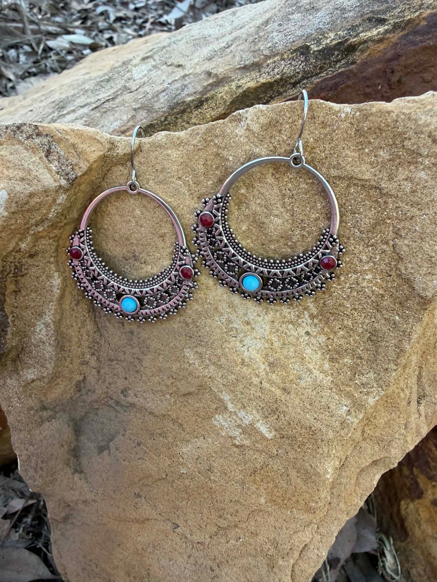 Midnight Moon Earring tassel Drop Dangle