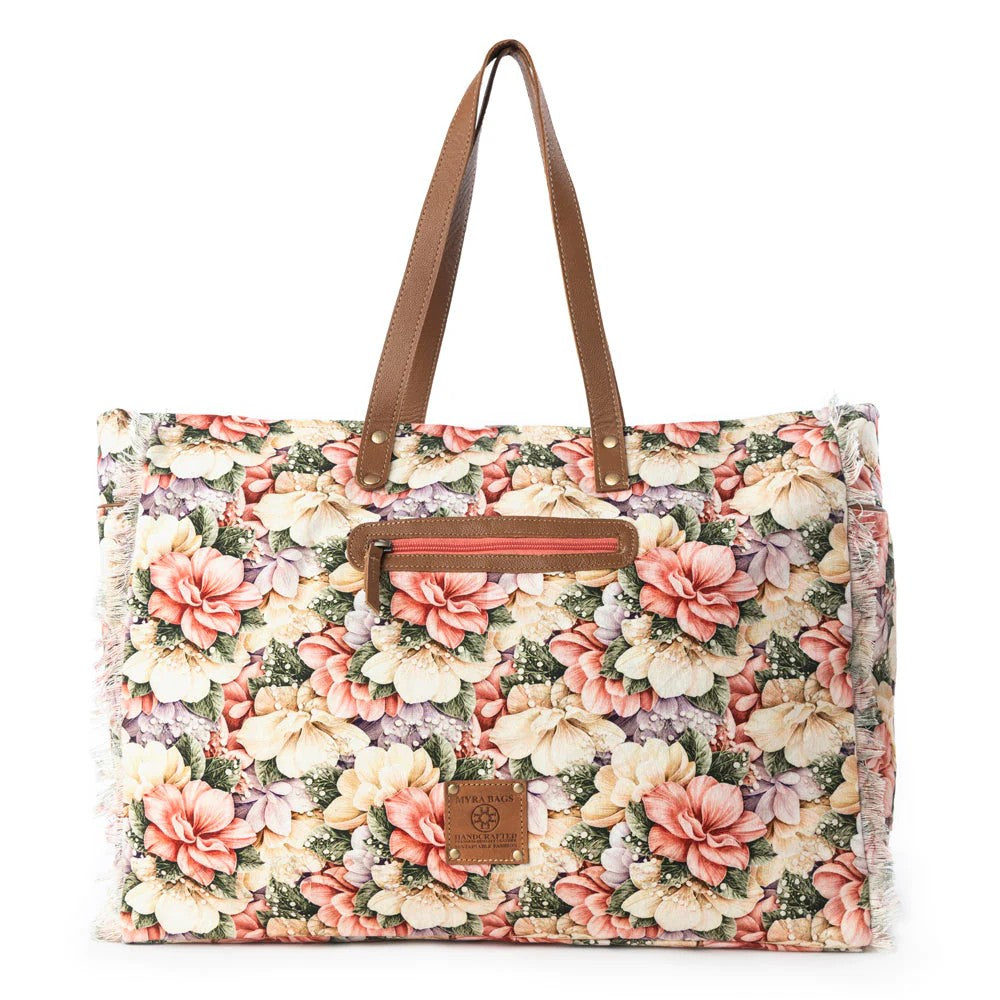 Myra Meadow Crest Weekender Bag floral