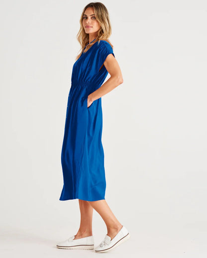 Simone Dress Indigo