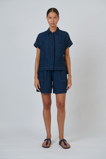 Eclipse Linen Top