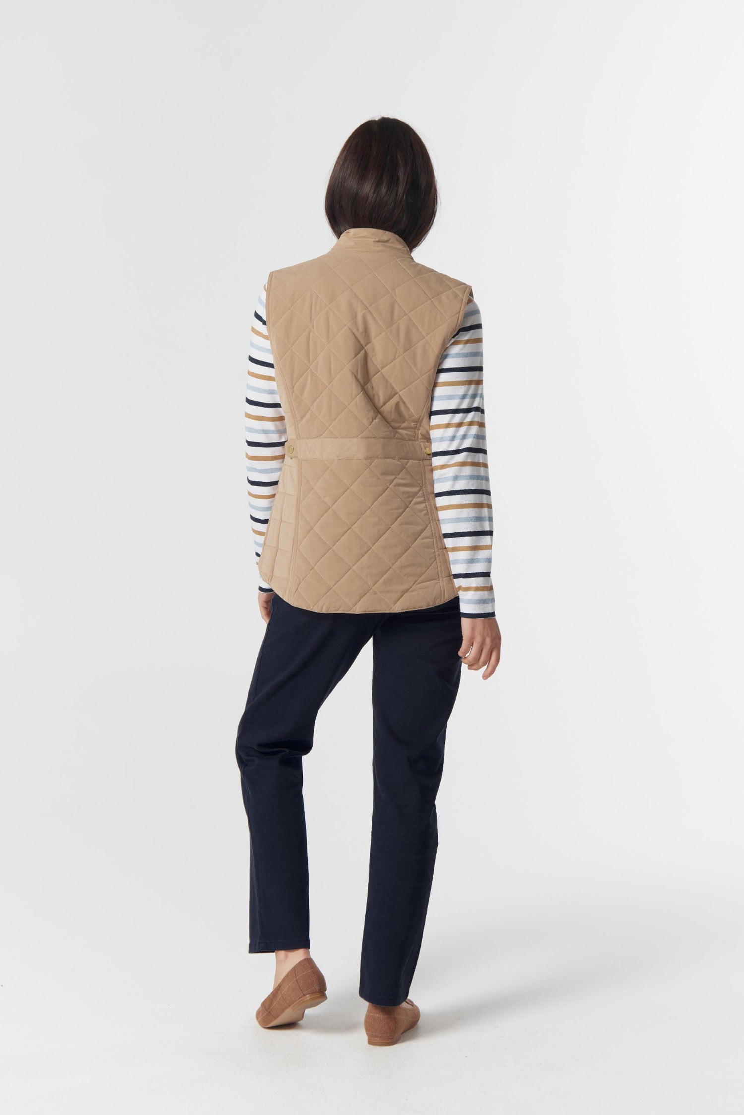Heritage Quilted Vest Iced Coffee
