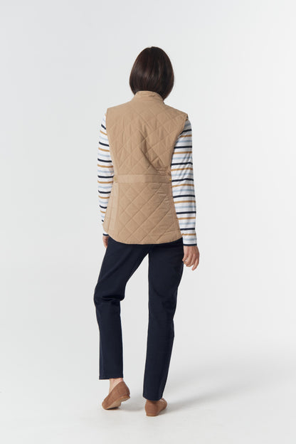 Heritage Quilted Vest Iced Coffee