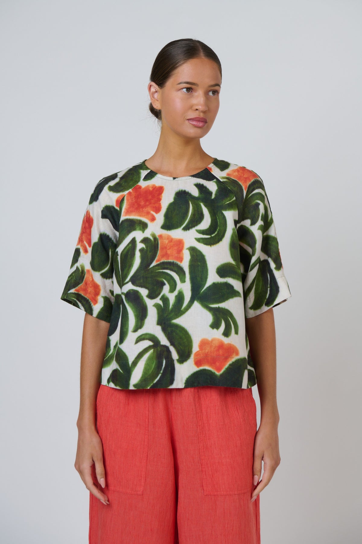 Tuileries Linen Top