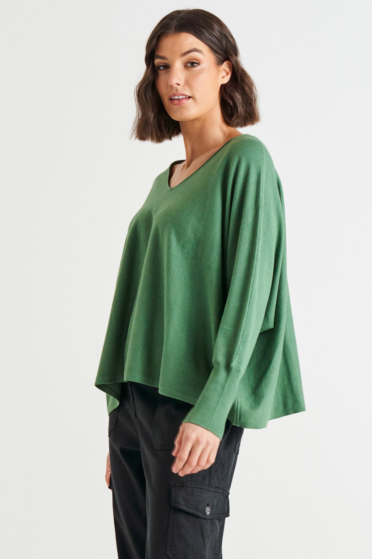 Destiny knit jumper powder green