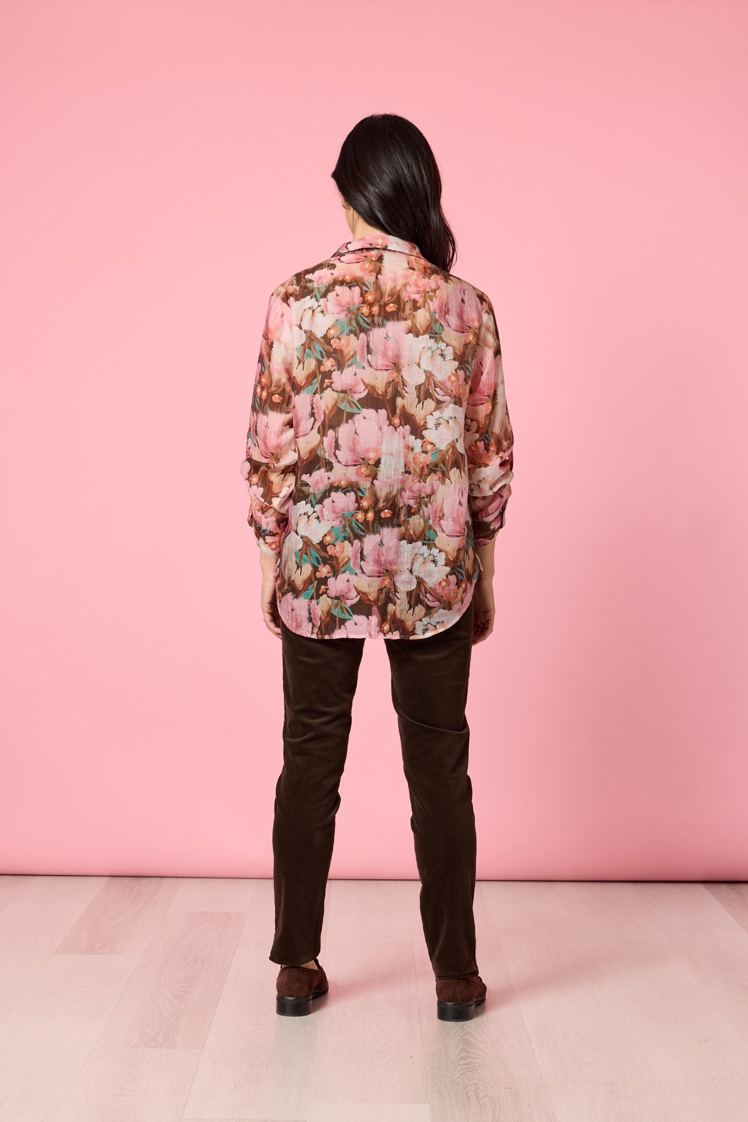 Dakota Print Shirt Blush Multi