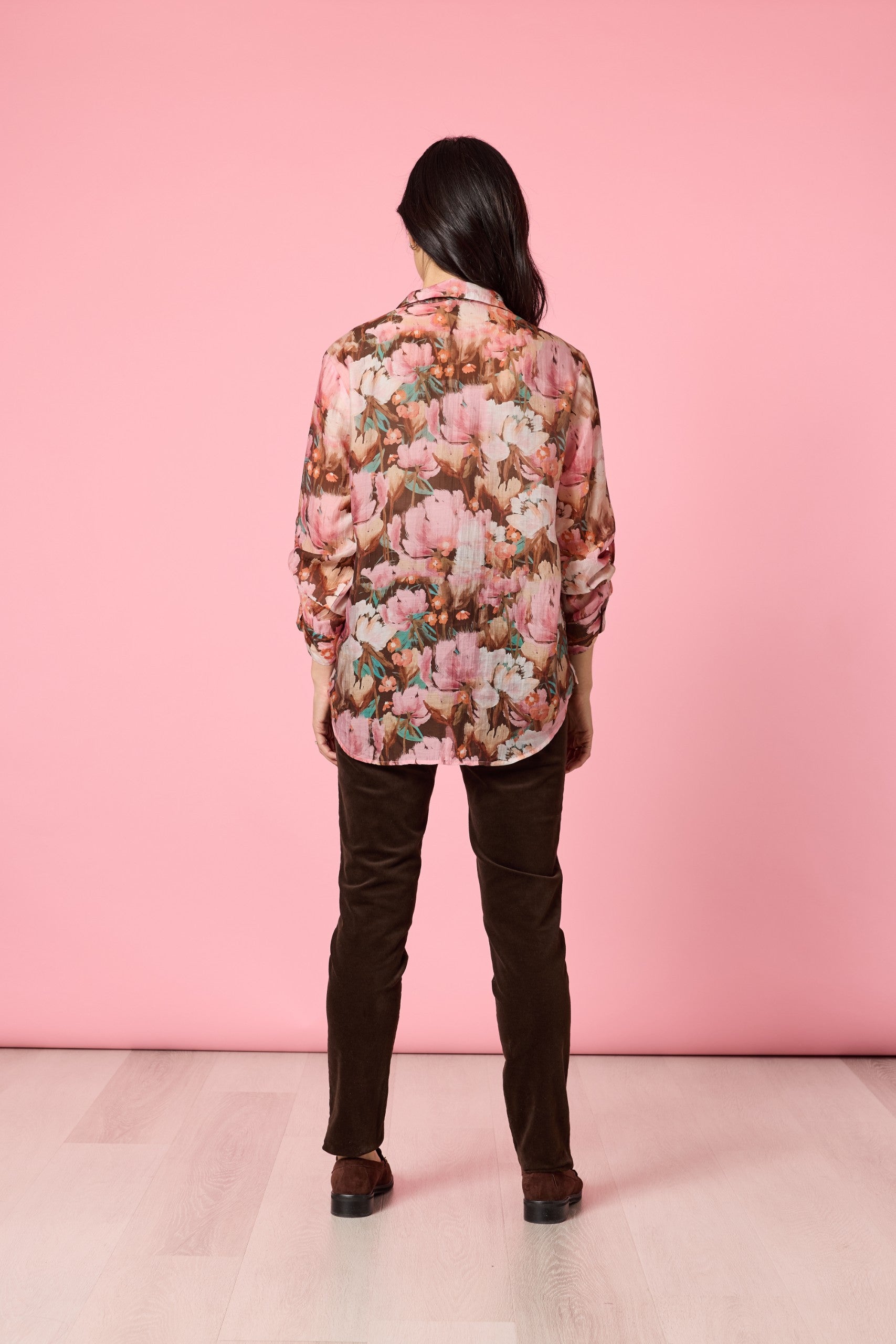 Dakota Print Shirt Blush Multi