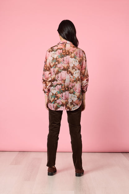 Dakota Print Shirt Blush Multi