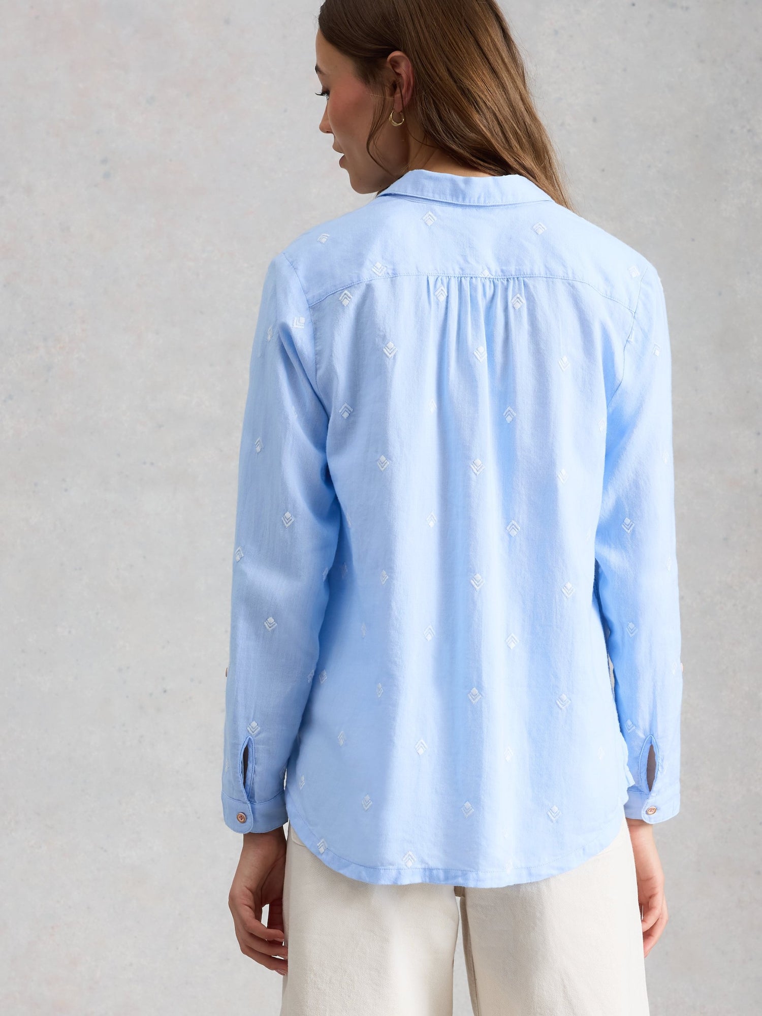 Sophie Organic Cotton Shirt - blue