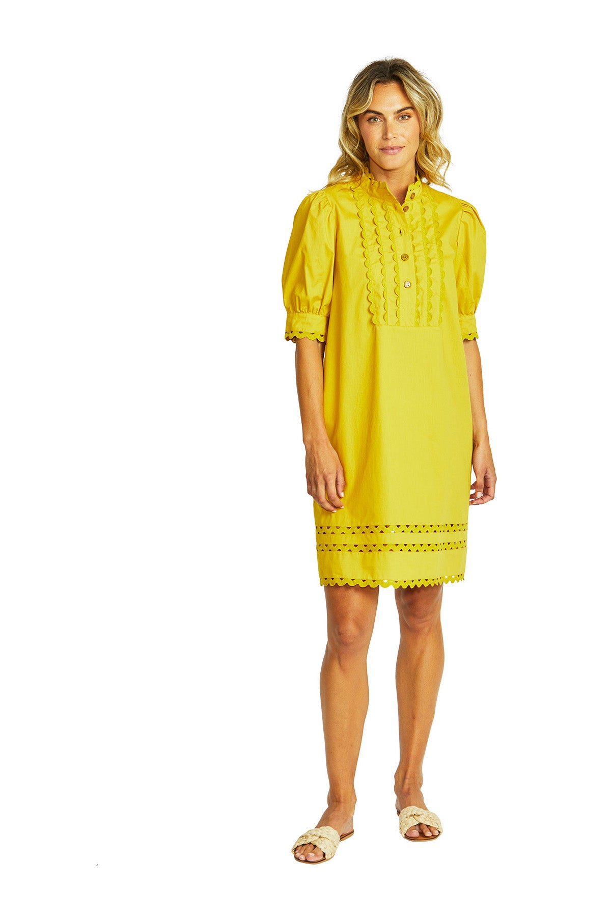 Charlotte Ricrac Dress honey