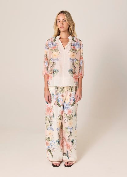 Solara Print Pant Pink