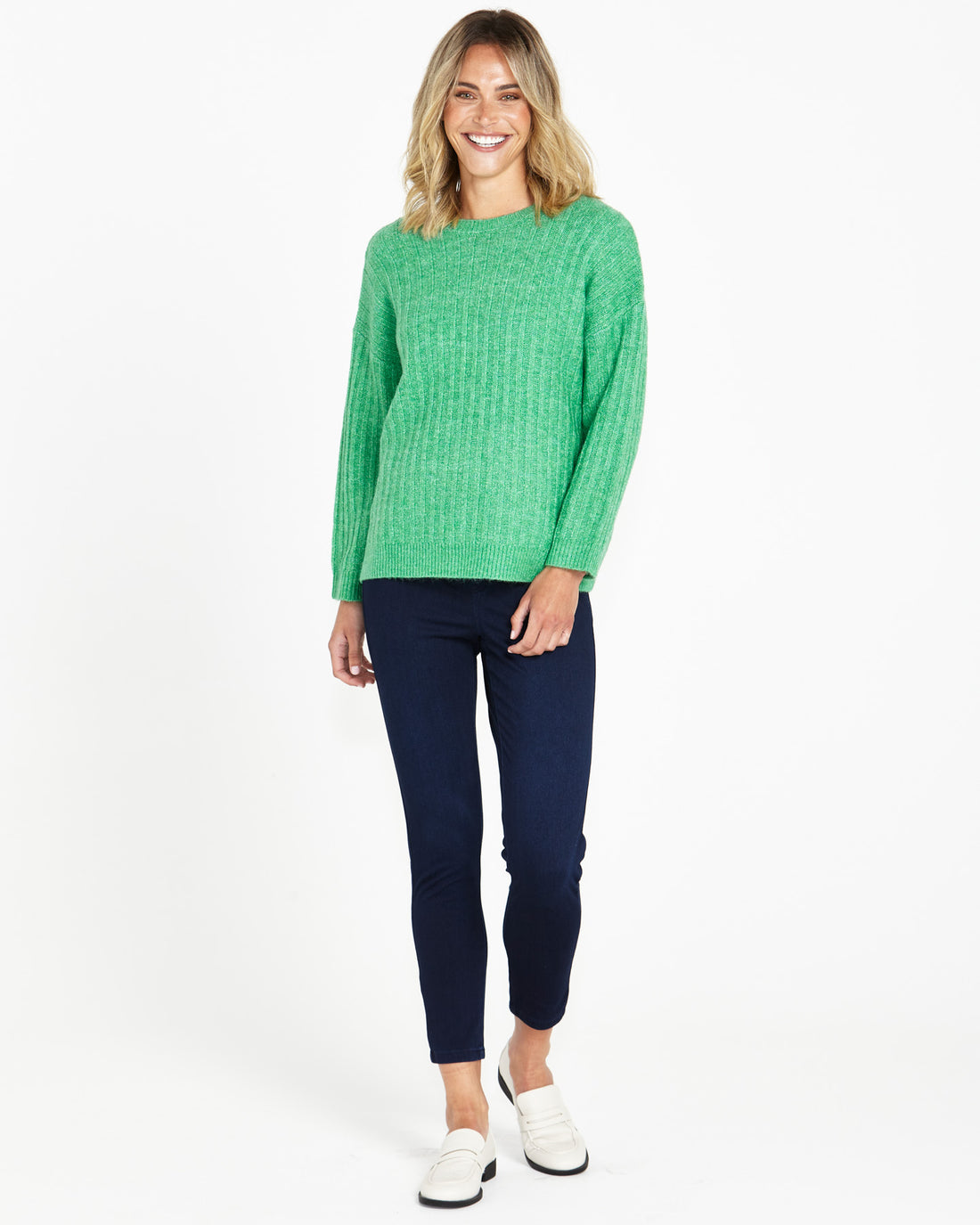 Kayla knit jumper apple