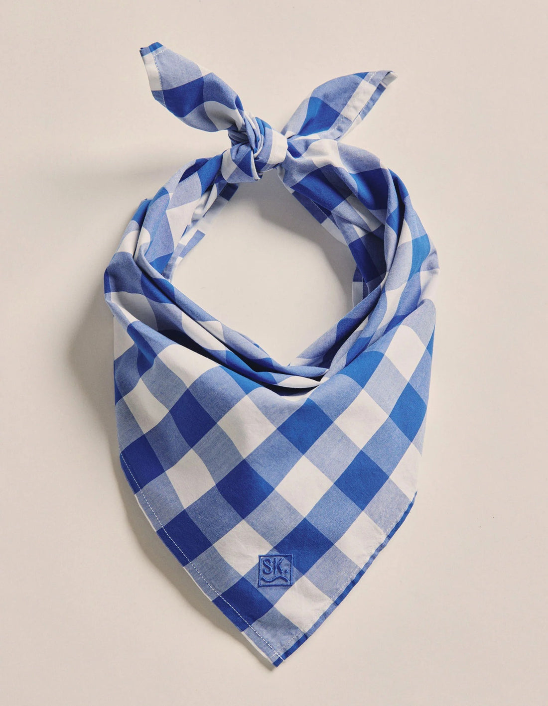 Parachilna Bandana mid blue check