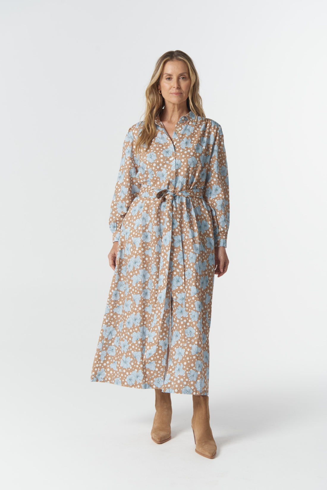 Outpost Linen Cotton Maxi Dress