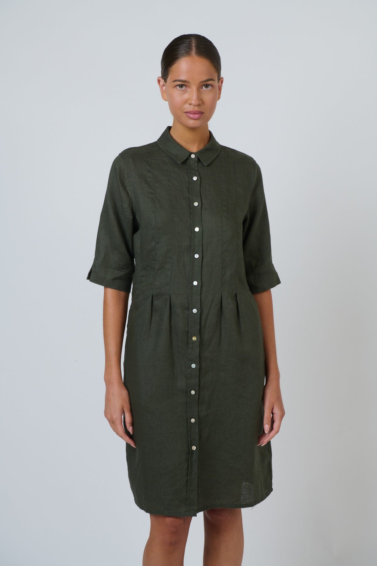 Topiary Linen Dress