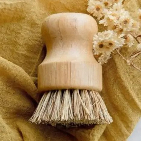 Bamboo Pot Scrubbing Brush
