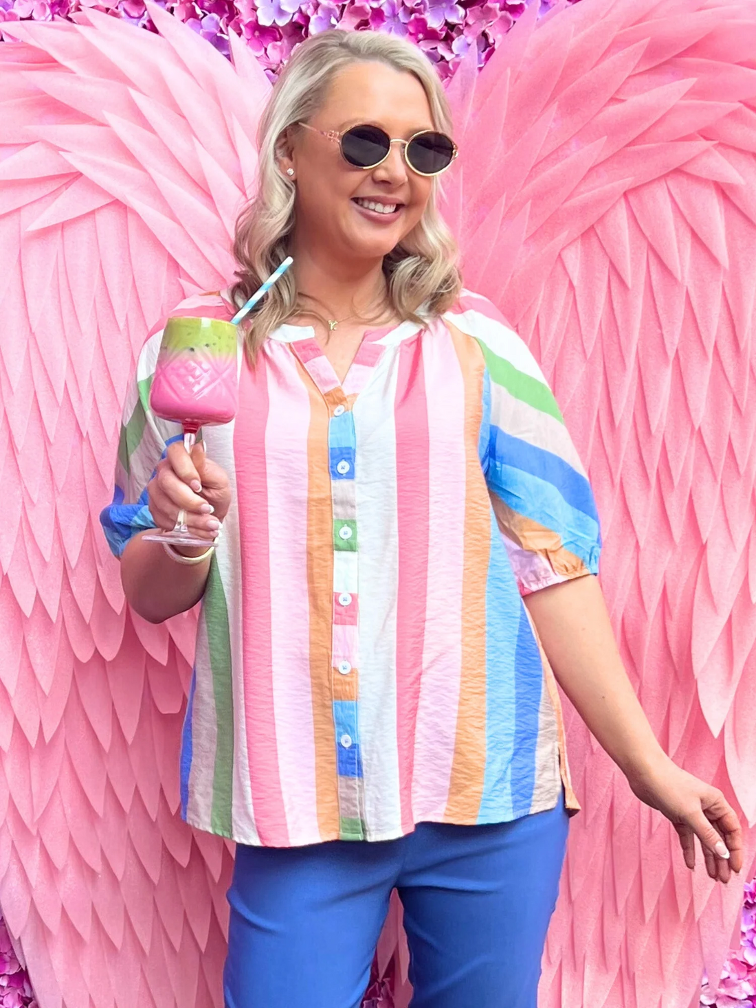 Lucy Striped Top multi