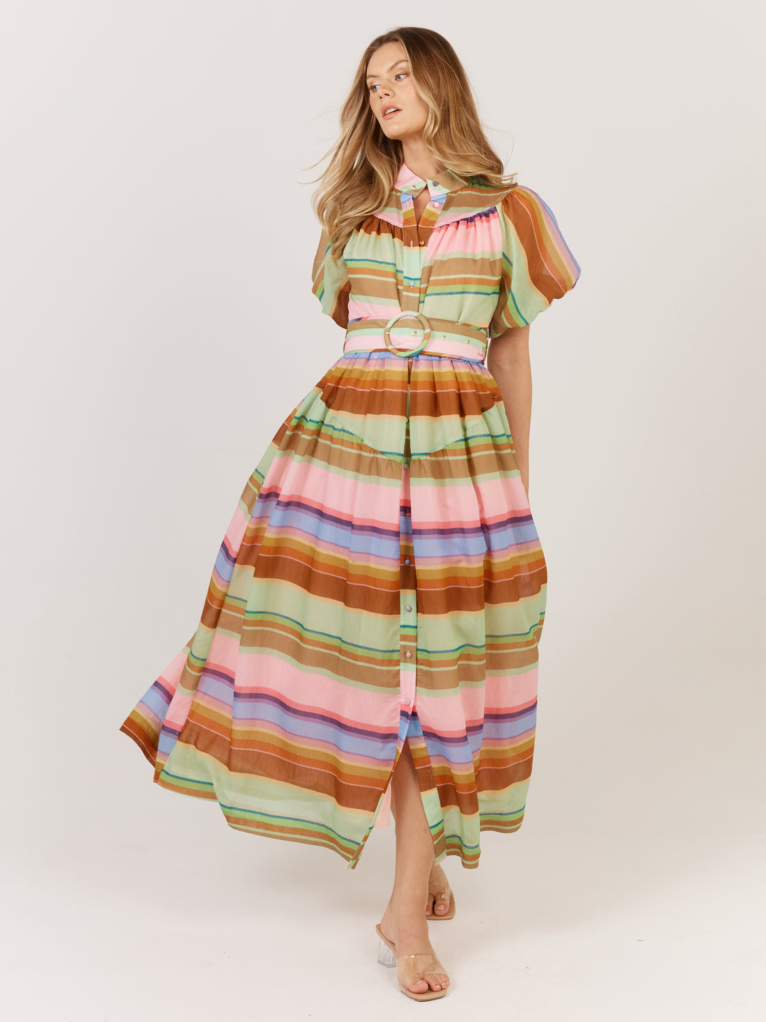 Siesta Dress stripe