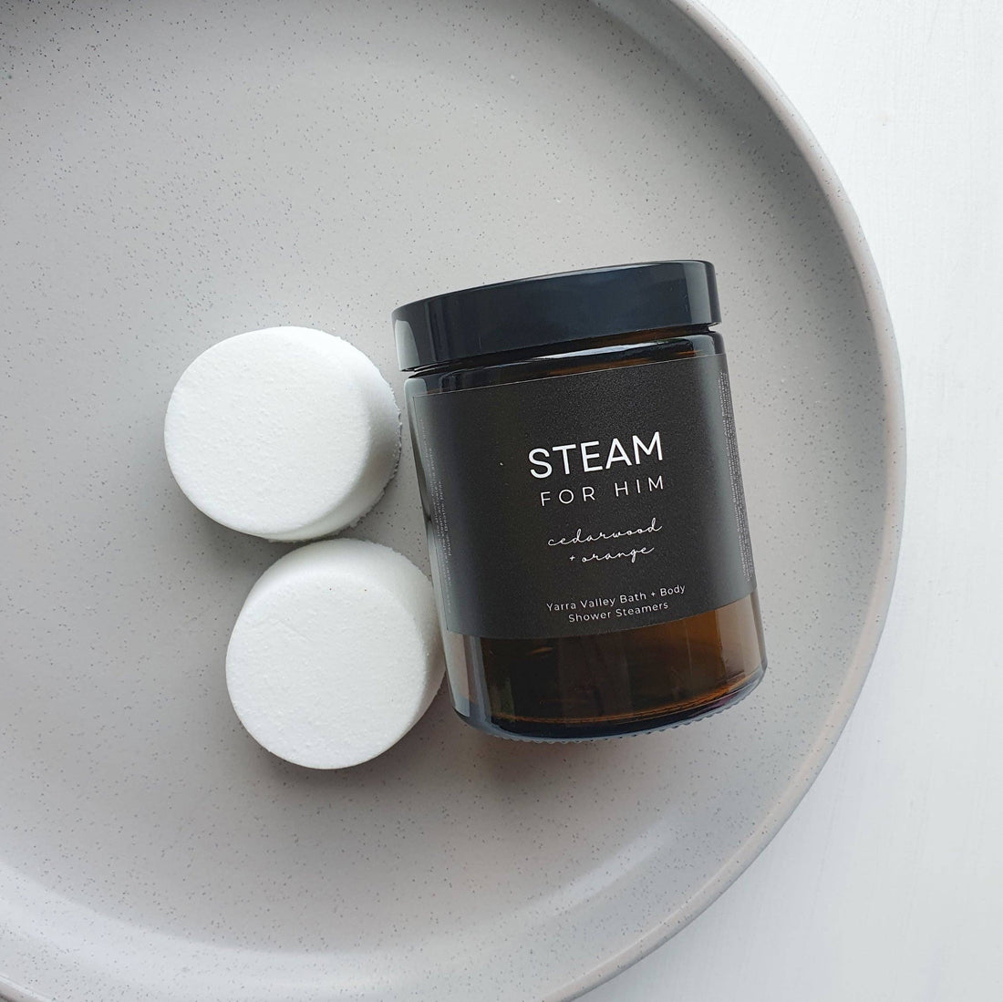 Shower Steamers for Him - Orange + Cedarwood