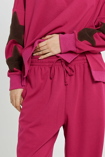 Saskia Trackpant mulberry