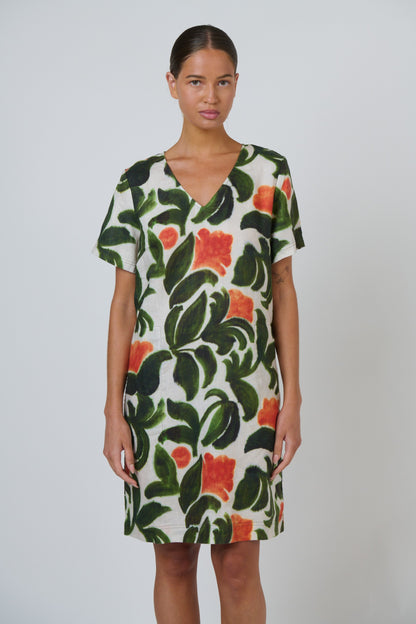 Tuileries Linen Dress