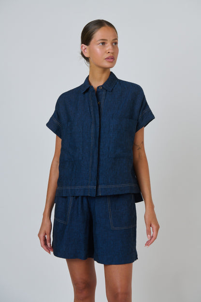 Eclipse Linen Top