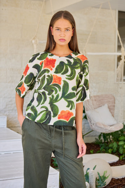 Tuileries Linen Top