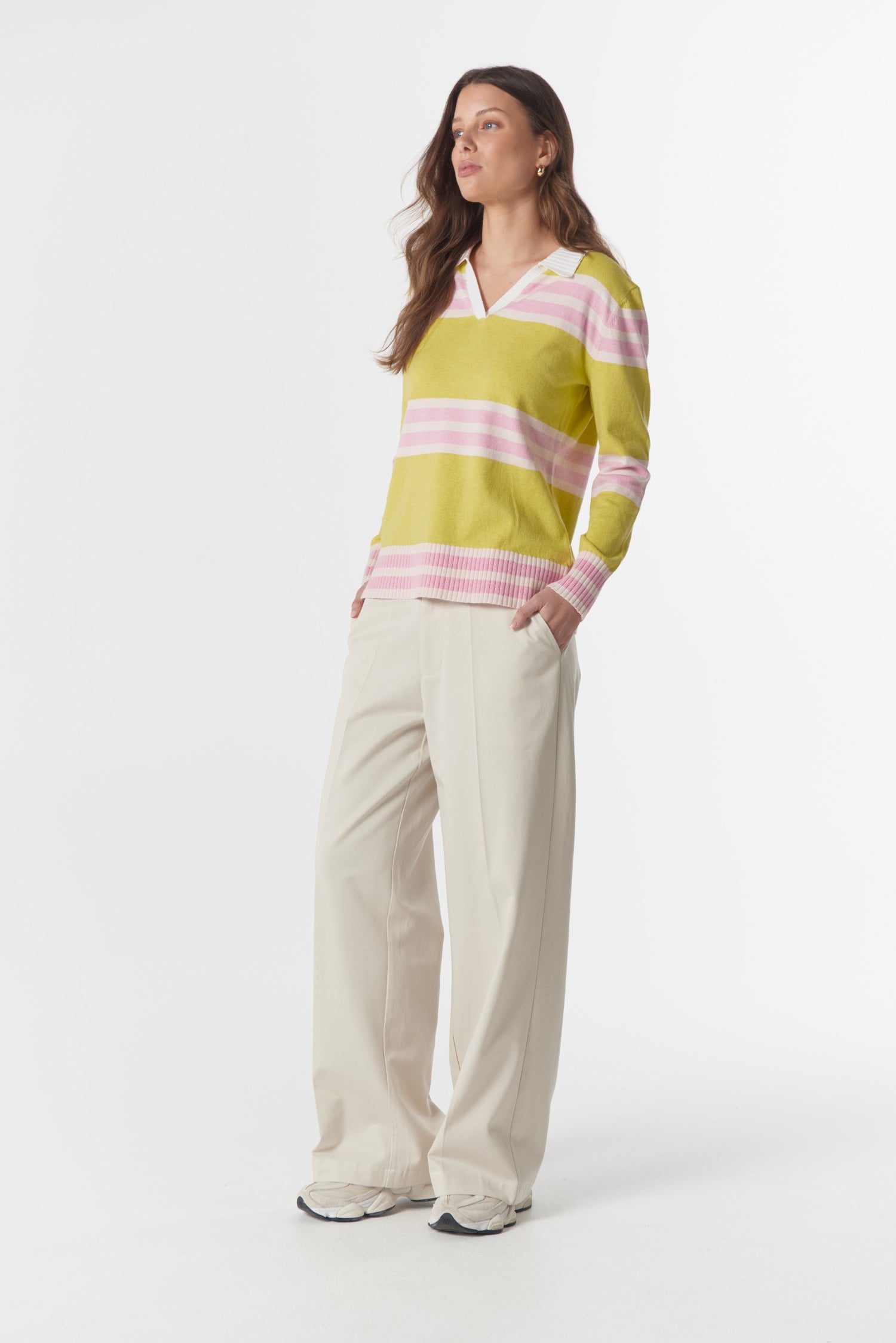 Sun Chaser Polo Knit Limonite