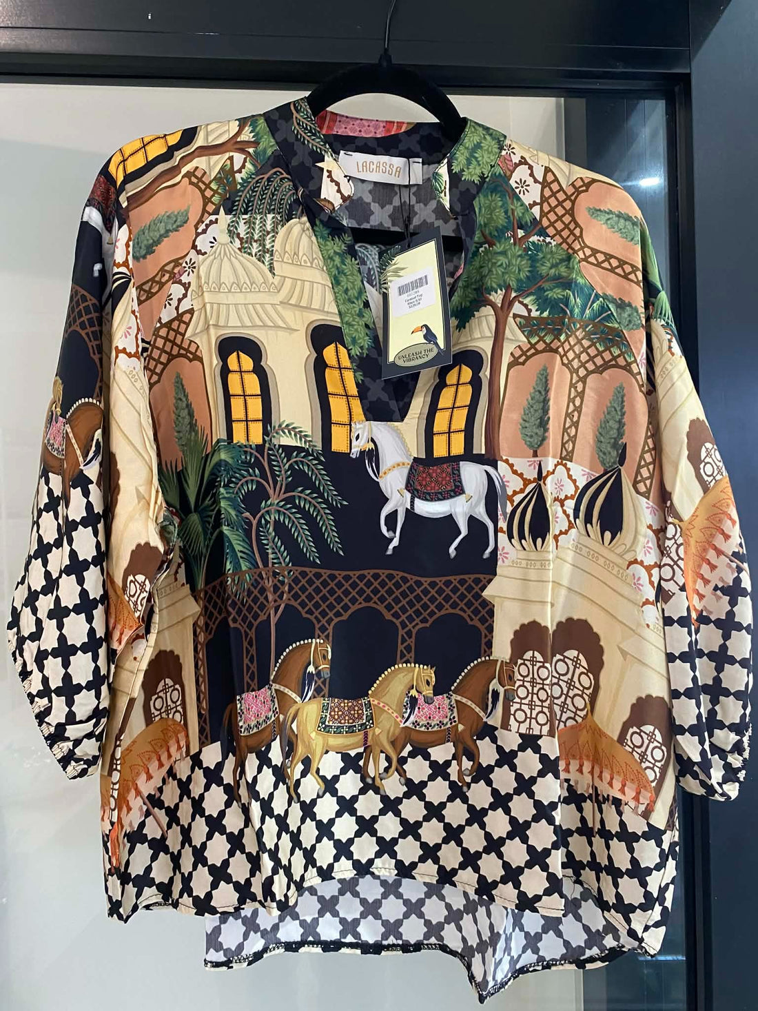 Lacassa Carnival Print Black