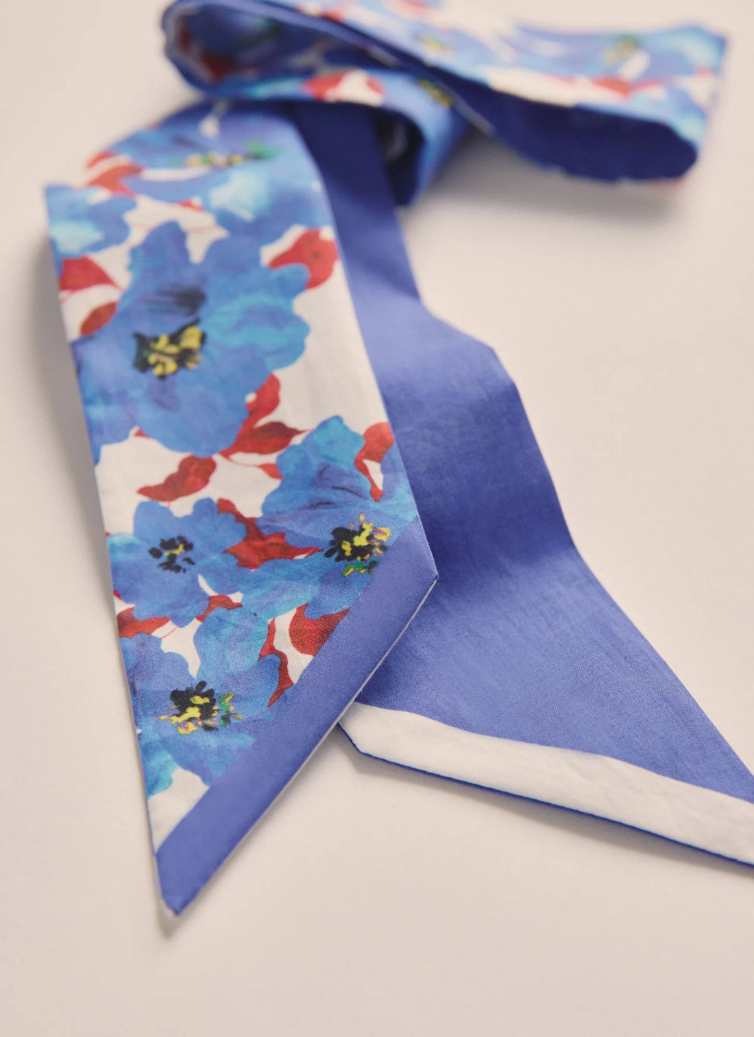 Pinnaroo Silk Twilly Scarf - sapphire