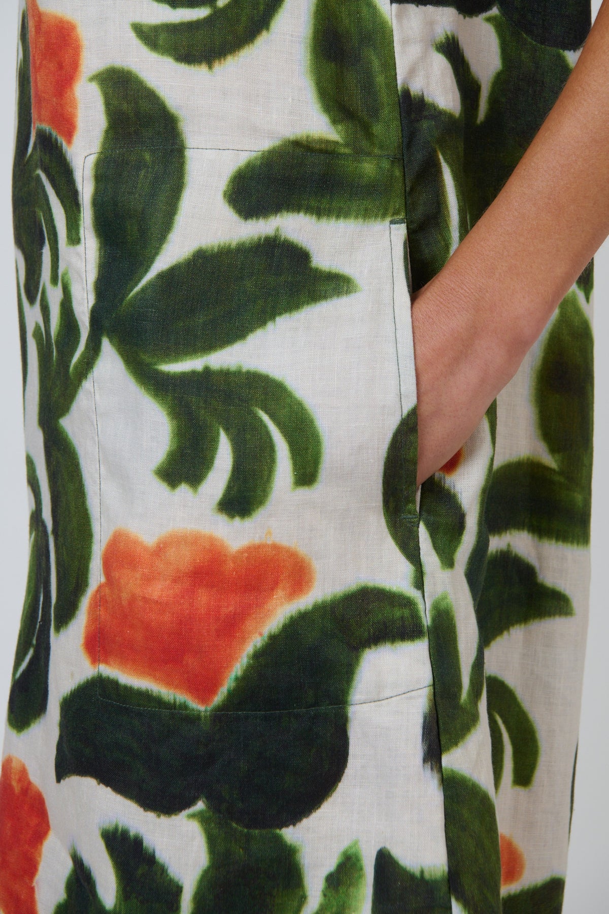 Tuileries Linen Dress