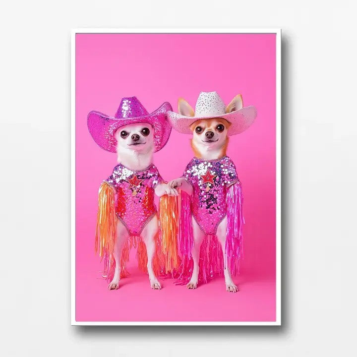 Chihuahuas Art Print 8x10