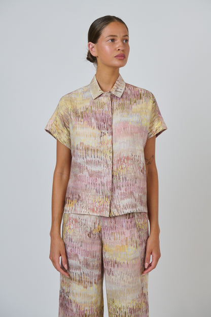 Mae Jardin linen top
