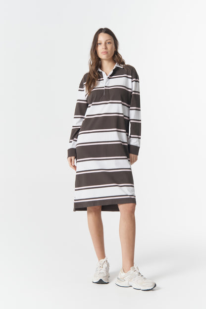 The Go To Rugby Dress Chocolate